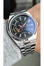 Resim Raymond RYM-250424 RAYMOND ERKEK OTOMATİK SAAT - PASLANMAZ ÇELİK VE SAFİR CAM - 2 YIL GARANTİ 