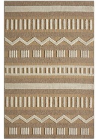 Resim Çam Halı Togo 676 Sarı İskandinav Desenli Koridor Halısı Kesme Yolluk Mutfak Halısı Modern Salon Halısı 