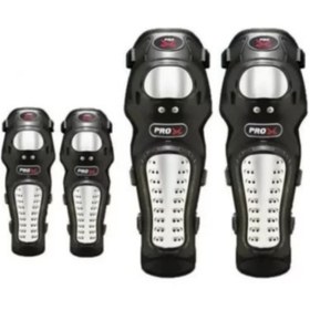 Resim Prox MOTOSİKLET DİZ VE DİRSEKLİK KORUYUCU TAKIM ALÜMİNYUM 