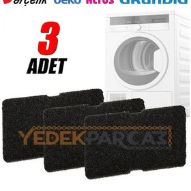 Resim Beko Uyumlu D 90 Hp / D70 Hp Kurutma Makinesi Sünger Filtre (3 Adet) - 443493960 