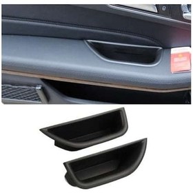 Resim Youmex Mercedes E Serisi W212 2009-2015 Kapı Kolu Depolama Kutusu - İç Dekorasyon Donanımı - 4 Lü Set 