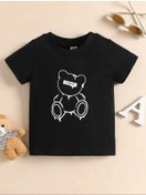 Resim Keywest A Bear Tatlı Ayıcık Baskılı Oversize Çocuk T-shirt 