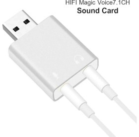 Resim SANEC USB 7.1 Ses Kartı Sound Card USB Mikrofon Kulaklık Çevirici 