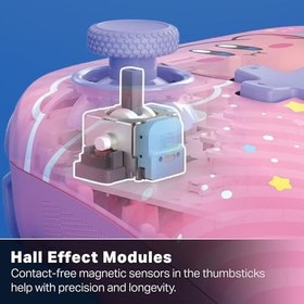 Resim PowerA Advantage Wireless Controller for Nintendo Switch 2 - Kirby Puff, Officially Licensed, Hall Effects, Mappable Buttons, Pro Controller, C Button, Motion Controls 