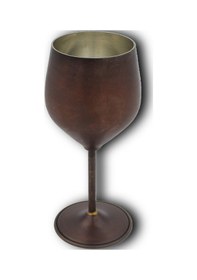 Resim Turna Bakır Vine-Gall Kadeh 500 ML Düz Oksit Turna0495-3 