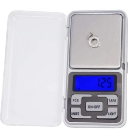 Resim Teknotrust Tekno Trust Dijital Hassas Elektronik Kuyumcu Cep Terazisi 200 gr / 0.1 gr Gümüş Renk 