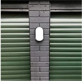 Resim Data Store Banyo Tavan Lambası 20W Oval Balkon Tavan Lambası 6400K Beyaz LED Işık Teras Duvar Lambası (Siyah) 