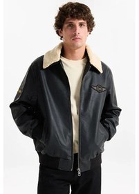 Resim Lee Erkek Deri Ceket L2520280 001 Siyah Siyah 