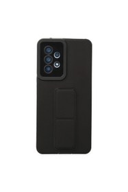 Resim artlab Art Galaxy A53 5G Kılıf Mega Standlı Silikon - Siyah Lab 