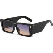 Resim Gifansee Yeni Retro Kare Güneş Gözlüğü Uv400 Erkek Kadın Seyahat Gafas Lüks Tasarımgriother51 Gri 