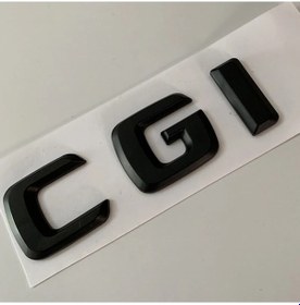 Resim Benz Cgı Piano Black Bagaj Yazısı Düz Tip 3m 3d Abs Mercedes 280 