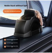 Resim Dashanshop Siyah Akrilik Otomobil Kapısı Puro Küllüğü - Ev Ofis Araç İçin Rüzgara Dayanıklı 