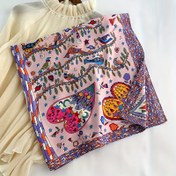 Resim Bohemian Çiçek Desenli Kadın Eşarp - 89.92cm Kare Polyester Şal, Rüzgar Geçirmez & Sıcak Tutan, Elde Yıkanabilir, Plaj ve Gündelik Kıyafetler İçin Çok Amaçlı - Hediye Hazır, Resmi Aksesuar, Canlı Desen, Yumuşak Kumaş, Dekoratif Aksesuar 