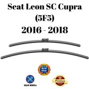 Resim Seat Leon Sc Cupra 5f5 2016 2017 2018 Uyumlu Araca Özel Ön Cam Muz Tipi Silecek Süpürgesi Takımı 65/40cm 2li Set Silbak 