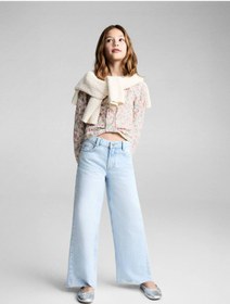 Resim MANGO Kids Çiçek Desenli Bluz 