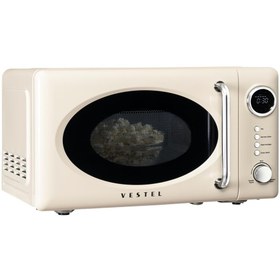 Resim Vestel MD 20 YD Retro Bej Mikrodalga Firin 