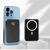 Resim Monyee 20w Hızlı Şarj Manyetik Kablosuz Şarj Cihazı, 5000mah Taşınabilir Mini Power Bank Wx19 