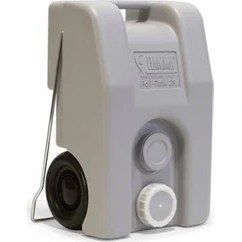 Resim Fiamma 23 Litre Kapasiteli Gri Atık Su Tankı Kolay Taşınabilir Tekerlekli Tasarım 