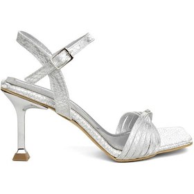 Resim Miss Park Moda Pm161 K200/2 Kadın Abiye Ayakkabı Gümüş-gümüş 