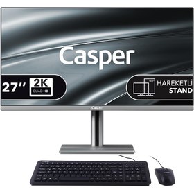 Resim Casper Nirvana AIO A970 All In One PC Series 2 Intel® Core™ 5 210H FreeDOS Dahili Ekran Kartı 6GB DDR5 4800MHZ 