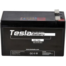 Resim TESLA Akü 12v 7ah Agm Kuru Akü Ups Aküsü (yeni Üretim) 
