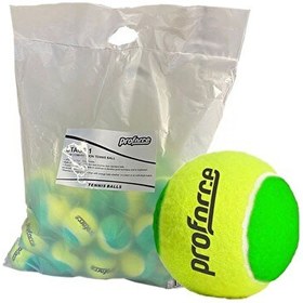 Resim Proforce TB5 9 Yaş Yeşil Noktalı Tenis Topu - 48'li Paket 