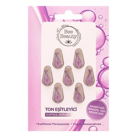 Resim Bee Beauty Ton Eşitleyici Kapsül Serum 7'li 