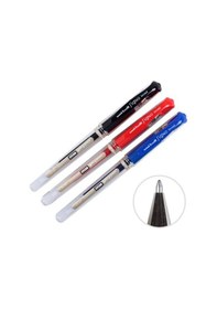 Resim Uni-Ball Um-153 3Lü Siya-Mavi-Kırmızı Set Imza Kalemi 1Mm Uç 