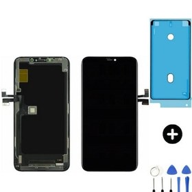 Resim Apple Uyumlu iPhone 11 Pro Max Tft Lcd Dokunmatik Ekran + Montaj Seti 