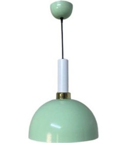 Resim Dylight Retro Metal Dekoratif Rustik Kafesli Yeşil Tekli Sarkıt A 