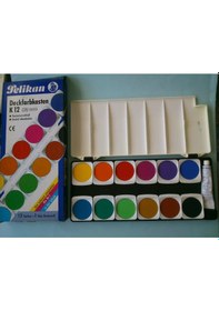 Resim Sulu Boya 12 Li Pelikan Orginal Almanya Üretimi 