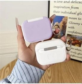 Resim Apple AirPods Pro/Pro 2.Nesil Kılıf Stand Özellikli Aynalı Kapak Lila, 87007197 