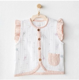 Resim Andywawa Love Family Bebek Yelek Ac25525 Ekru 