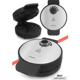 Resim Derin Plakalı 1000W Waffle Makinesi, Taşmayı Önleyen ve Dayanıklı 