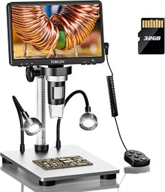 Resim Tomlov DM9 7" LCD Dijital Mikroskop 1200X 1080P 