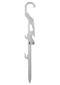 Resim Elmpaly Gümüş Kamp Çengeli - Katlanır Sivrisinek Raftı, Açacak Ve Ölçer 