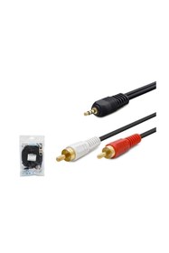 Resim HADRON Sterio Tos ,aux To 2rca Kablo 1.5mt A Kalite Hd4022a/250 