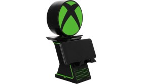 Resim Cable Guys Xbox Icon Işıklı Stand Dualsense Dualshock Oyun Kolu Tutucu Telefon Uyumlu Cable Guys Lisanslı Orijinal 