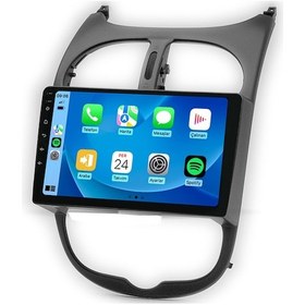 Resim Maitech M-t-c 632 Serisi Peugeout 206 2007-2014 6+64gb Multimedya Teyp 9" 