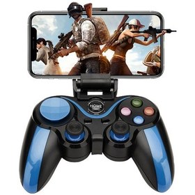 Resim Vr Shınecon S9 Android / İos Uyumlu Telefonlar İçin Kablosuz Bluetooth Doğrudan Oyun Kolu Tutucu İle Mavi Siyah 