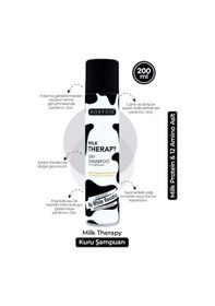 Resim Morfose Kuru Şampuan Milk Therapy 200 Ml 3 Adet Tüm Saç Tipleri 