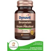 Resim Dynavit Bromelain Krom Pikolinat 60 Kapsül 