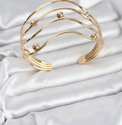 Resim BURCU MODA Pirinç Gold Renk Kadın Bileklik 