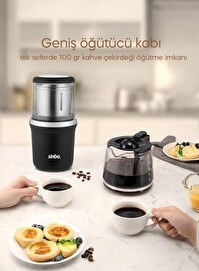 Resim Sinbo SCM-2982 Kahve ve Baharat Öğütücü Krom 