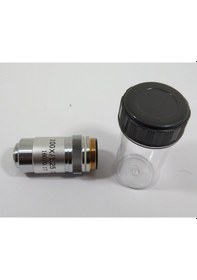 Resim 100x Mikroskop Objektifi 100x / 1.25 160/0.17 Özel Kabında 