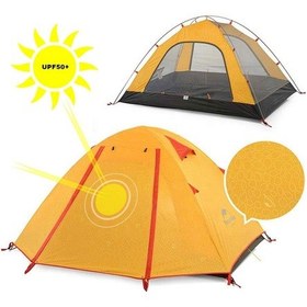Resim Naturehike P-Serisi 3 Kişilik Kamp Çadırı Turuncu 