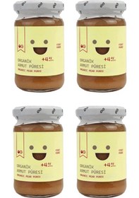 Resim 4'lü Organik Armut Püresi 100 G +4 Ay 