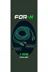 Resim Forx X1122l 5mt Rca Kablo 