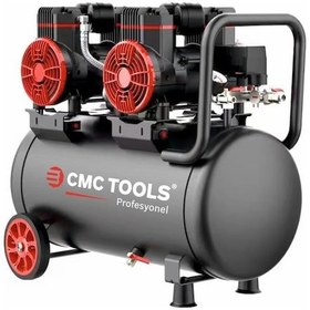 Resim Cmc Premium 50 L 4 Hp Sessiz Yağsız Hava Kompresörü 