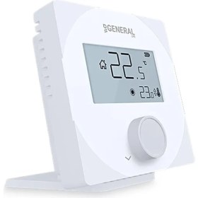 Resim General Life Aruna HT25S Rf Kablosuz Oda Termostatı Beyaz Dijital Kontrol Paneli 